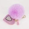 Kinky Cloth Under $20 Pompom Rhinestone Heart Keychain