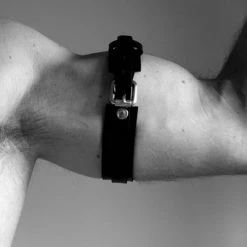 Kinky Cloth Leather Armband Harness BDSM