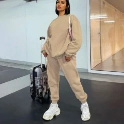 Kinky Cloth Pullover & Drawstring Joggers Set Onesies & Bodysuits