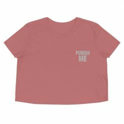 Kinky Cloth Punish Me Embroidered Crop Top BDSM 5 Kinky Cloth Punish Me Embroidered Crop Top BDSM