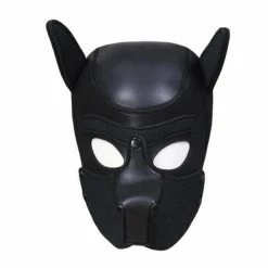 Kinky Cloth Puppy Play Dog Hood Mask BDSM 21 Kinky Cloth Puppy Play Dog Hood Mask BDSM