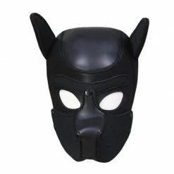 Kinky Cloth Puppy Play Dog Hood Mask BDSM 28 Kinky Cloth Puppy Play Dog Hood Mask BDSM