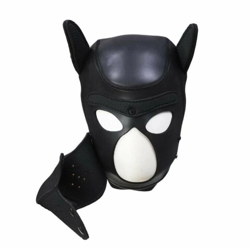 Kinky Cloth Puppy Play Dog Hood Mask BDSM 10 Kinky Cloth Puppy Play Dog Hood Mask BDSM