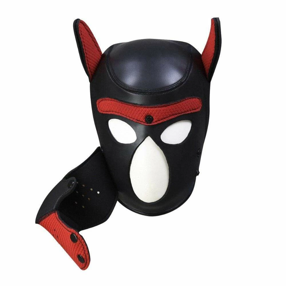 Kinky Cloth Puppy Play Dog Hood Mask BDSM 2 Kinky Cloth Puppy Play Dog Hood Mask BDSM