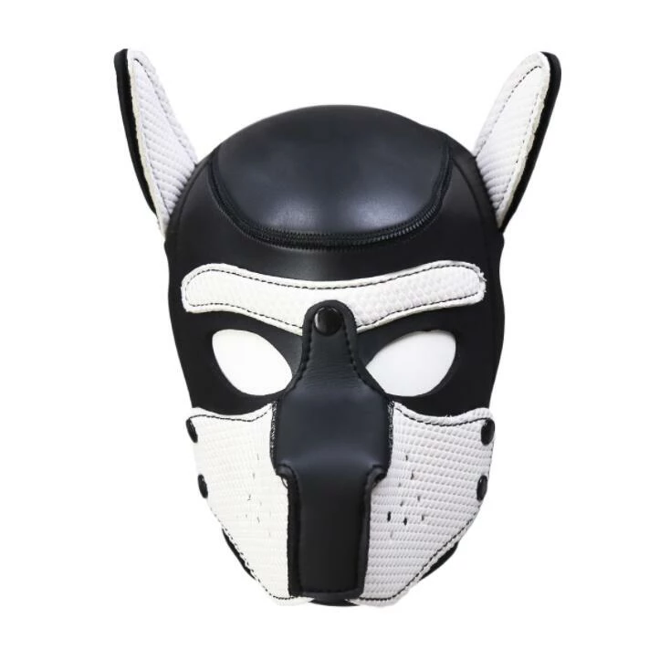 Kinky Cloth Puppy Play Dog Hood Mask BDSM 16 Kinky Cloth Puppy Play Dog Hood Mask BDSM