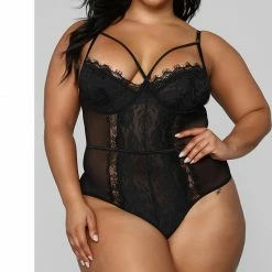 Kinky Cloth Push Up Overalls Deep-V Bodysuits Onesies & Bodysuits