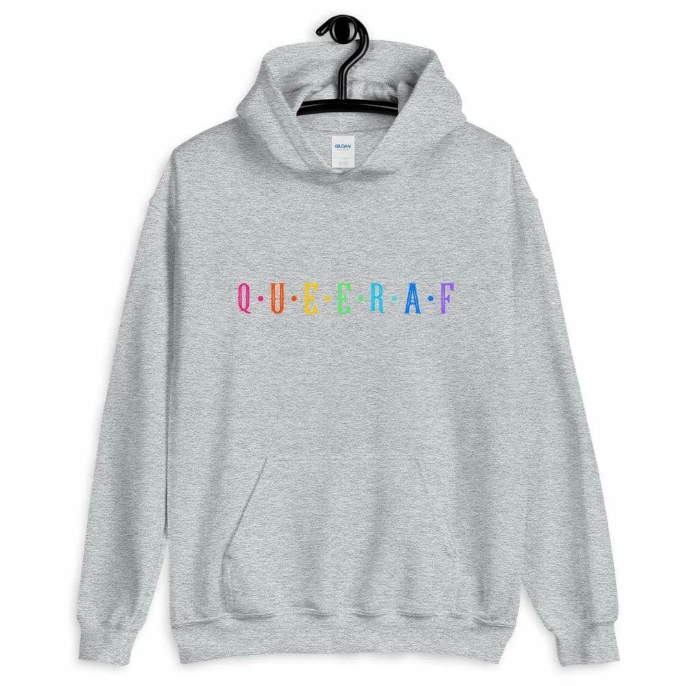 Kinky Cloth Queer AF Hoodie 5 Kinky Cloth Queer AF Hoodie