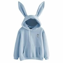 Kinky Cloth Rabbit Ear Hoodie