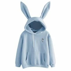 Kinky Cloth Rabbit Ear Hoodie