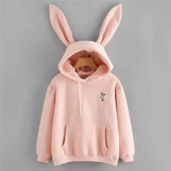 Kinky Cloth Rabbit Ear Hoodie