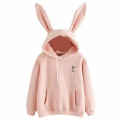 Kinky Cloth Rabbit Ear Hoodie