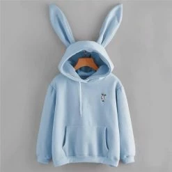 Kinky Cloth Rabbit Ear Hoodie