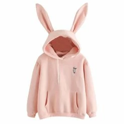 Kinky Cloth Rabbit Ear Hoodie