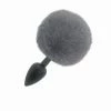 Kinky Cloth Cosplay Gray Rabbit Tail Plug