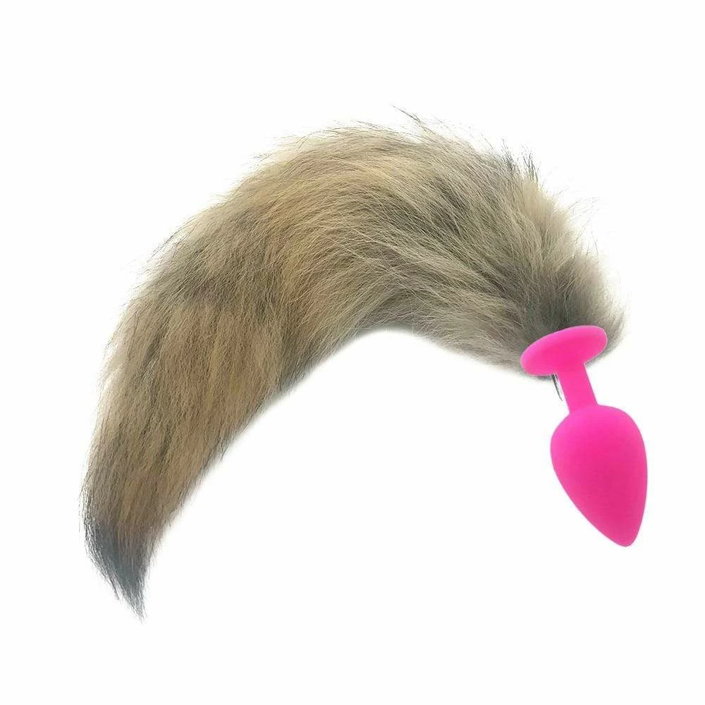 Kinky Cloth Racoon Tail Plug 7 Kinky Cloth Racoon Tail Plug
