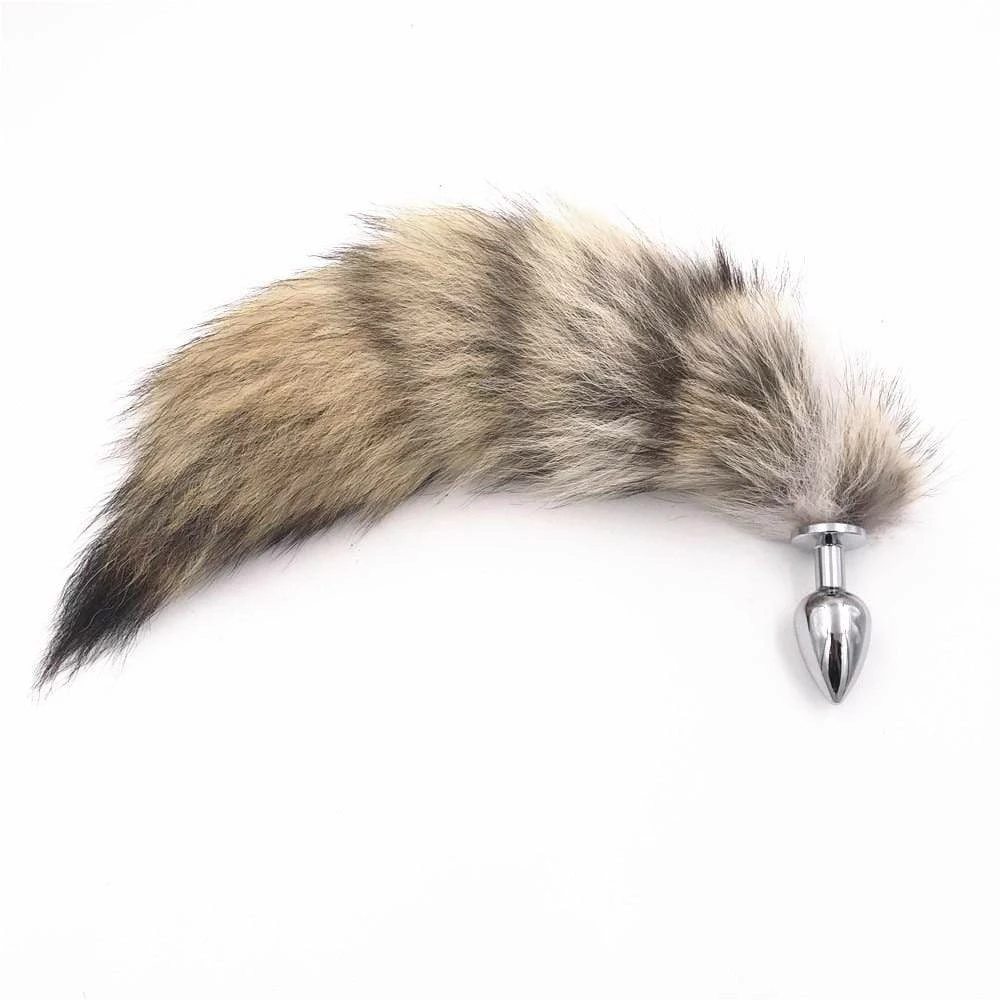 Kinky Cloth Racoon Tail Plug 1 Kinky Cloth Racoon Tail Plug