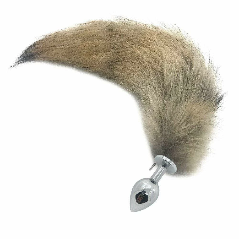 Kinky Cloth Racoon Tail Plug 11 Kinky Cloth Racoon Tail Plug