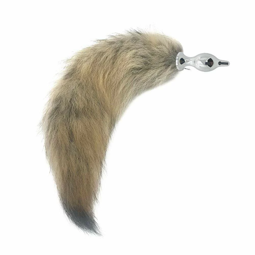 Kinky Cloth Racoon Tail Plug 13 Kinky Cloth Racoon Tail Plug