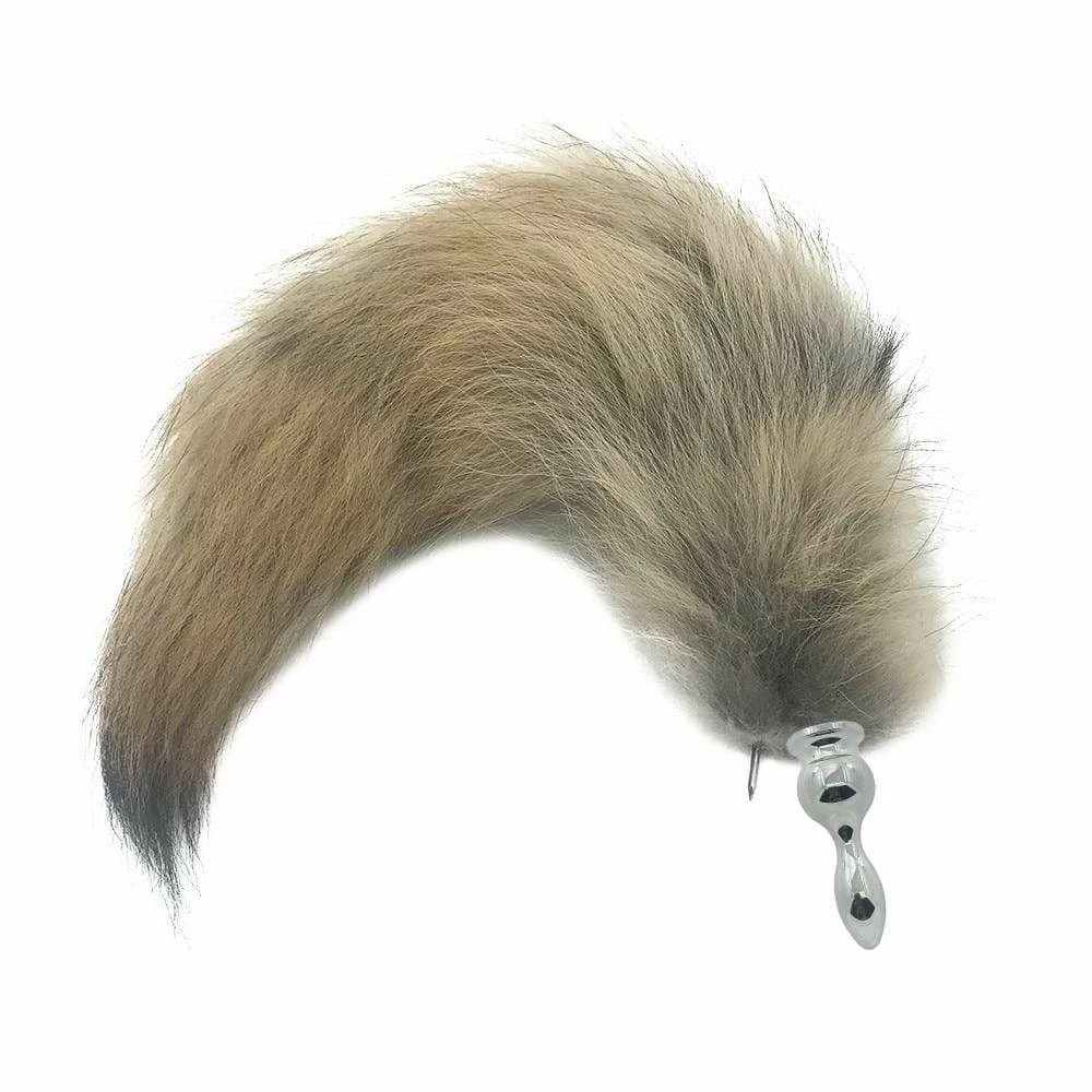 Kinky Cloth Racoon Tail Plug 14 Kinky Cloth Racoon Tail Plug
