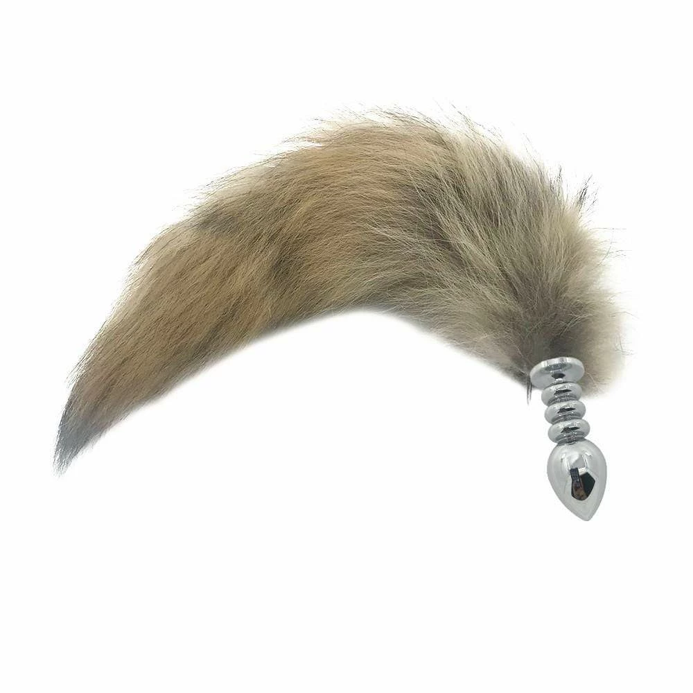 Kinky Cloth Racoon Tail Plug 17 Kinky Cloth Racoon Tail Plug