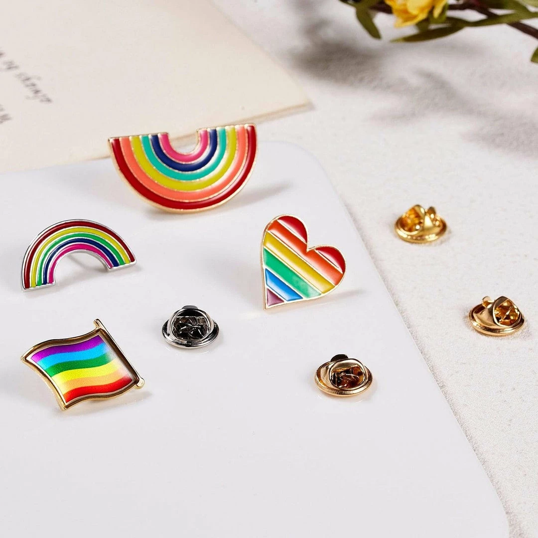 Kinky Cloth Gay Pride LGBTQ Rainbow Pride Enamel Pins 17 Kinky Cloth Gay Pride LGBTQ Rainbow Pride Enamel Pins