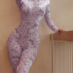 Kinky Cloth Rainbow Unicorn Bodysuit 13 Kinky Cloth Rainbow Unicorn Bodysuit