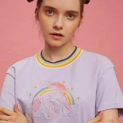 Kinky Cloth Rainbow Unicorn Top