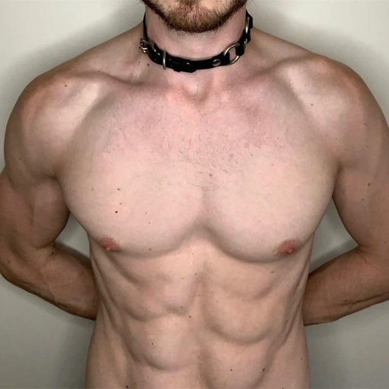 Kinky Cloth BDSM Rave Neck Harness Collar 2 Kinky Cloth BDSM Rave Neck Harness Collar