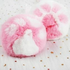 Kinky Cloth Real Rabbit Fur Cat Claw Plug