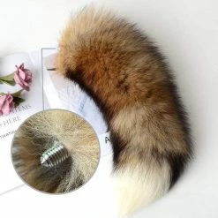 Kinky Cloth Realistic Fox & Cat Tail Plugs Cosplay