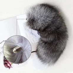 Kinky Cloth Realistic Fox & Cat Tail Plugs Cosplay