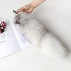 Kinky Cloth Realistic Fox & Cat Tail Plugs Cosplay