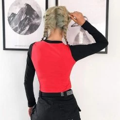 Kinky Cloth Dragon Print Raglan Top Top & Tees