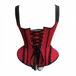 Kinky Cloth Red Victorian Corset