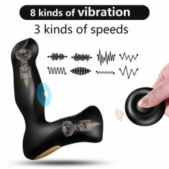 Kinky Cloth Dildos Remote Control Prostate Heating Massager