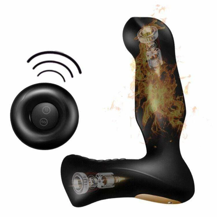 Kinky Cloth Dildos Remote Control Prostate Heating Massager 3 Kinky Cloth Dildos Remote Control Prostate Heating Massager