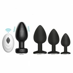 Kinky Cloth Vibrators Remote Control Vibrator Anal Plug
