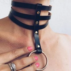 Kinky Cloth BDSM Restraint Bondage Collar