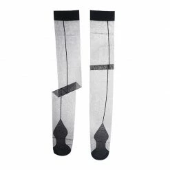 Kinky Cloth Retro Thigh High Thin Stockings Socks & Tights