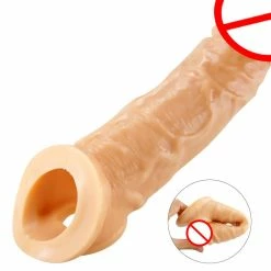 Kinky Cloth Realistic Silicone Penis Sleeve