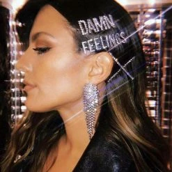 Kinky Cloth Rhinestone Hair Pins