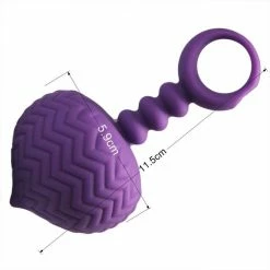 Kinky Cloth Ribbed Bell Plugs Anal Toys