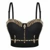 Kinky Cloth Goth Rivet Bra Corset