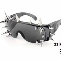 Kinky Cloth Rivet Spike Steam Punk Sunglasses