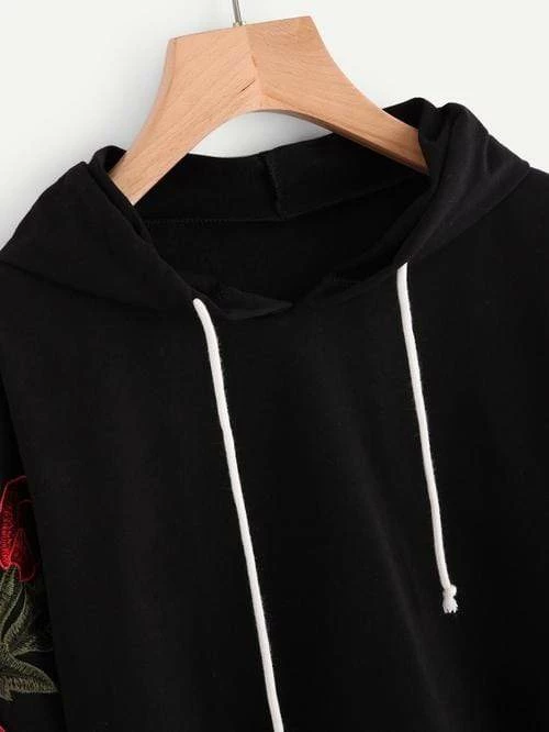 Spocket Rose Embroidered Hoodie 2 Spocket Rose Embroidered Hoodie