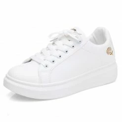 Kinky Cloth Rose White Sneakers Footwear