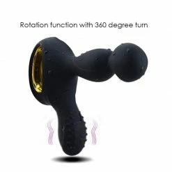 Kinky Cloth Dildos Rotating Heating Anal Butt Plug