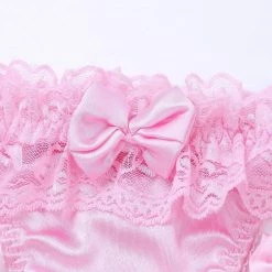 Kinky Cloth Ruffled Lace Panties Garters