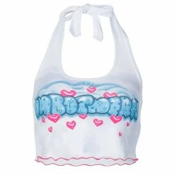 Kinky Cloth Kawaii Ruffles Hem Halter Crop Top 13 Kinky Cloth Kawaii Ruffles Hem Halter Crop Top