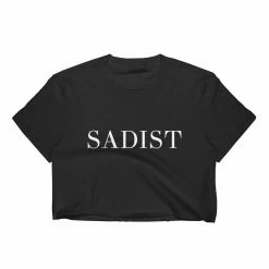Kinky Cloth Top & Tees Sadist Crop Top